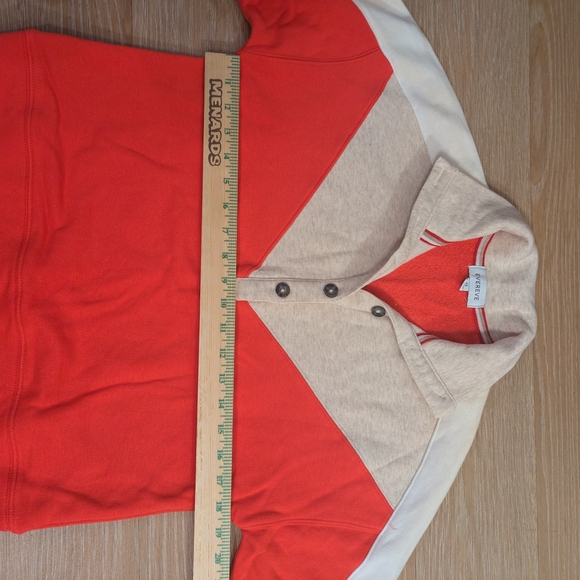 Evereve Red and Cream Women's Sweatshirt - Picture 5 of 11